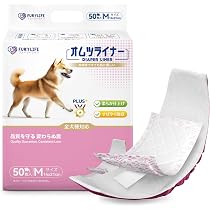 Amazon.co.jp: Furrylife 犬用おむつライナー マナーパッド 50枚入り